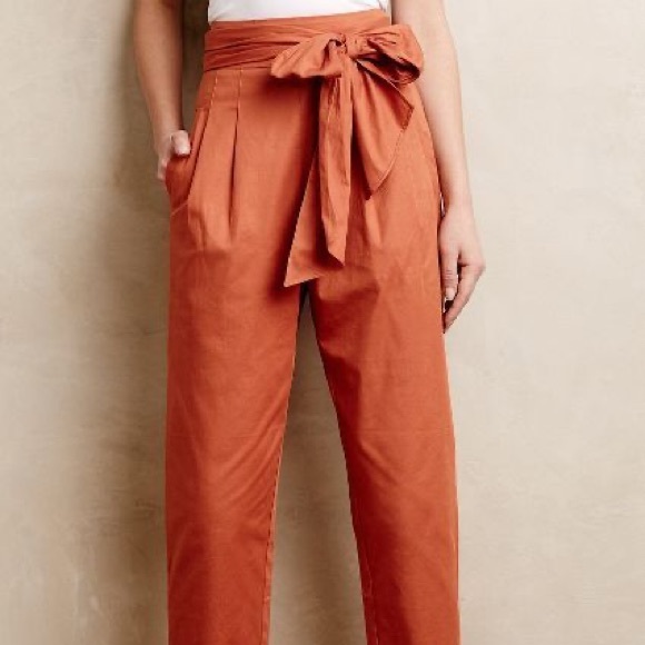 NWOT Cartonnier Paperbag Crop Trousers - Picture 2 of 8